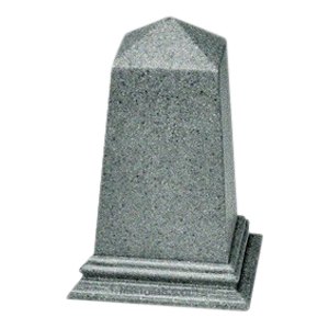 Grey Obelisk Pet Urn